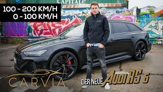 Neuer AUDI RS6 2020 Test [0-100 km/h GPS] Sound mit OPF | CarVia