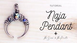 Naja/Crescent Moon Pendant | Tutorial