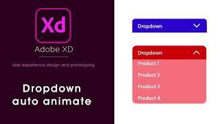 Adobe XD Tutorial  |  Create a Drop down Menu Component