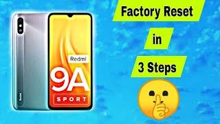 How to Hard Reset Mi Phone| Redmi 9A – Factory Reset