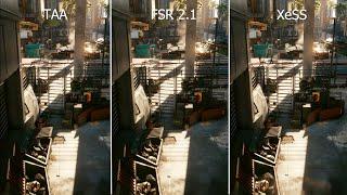 Cyberpunk 2077: TAA vs FSR2.1 vs XeSS 1440p