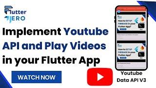 Fetch & Play YouTube Playlist Videos in Flutter Using YouTube Data API (Step-by-Step Guide)