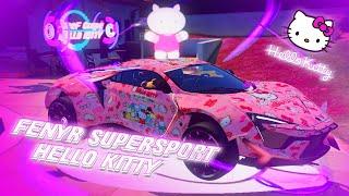 Fenyr Supersport [Hello Kitty] 3D Animation With Livery Car #kitty  #hellokitty #fivem #gtav