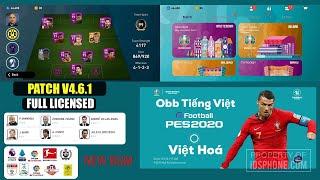 Patch Obb EURO 2020 Việt Hóa 4.6.1 | Efootball Pes 2020 Mobile | Android & IOS | Bizone