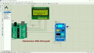 Vibration Sensor Interfacing With Arduino UNO | Simulation | Vibration Detection