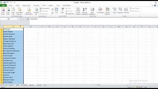 How to divide a data in Excel without using formula