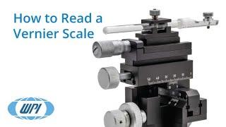 How to Read a Vernier Scale