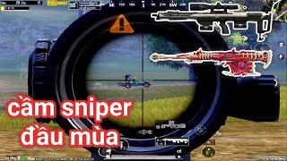 PUBG Mobile - Game Đầu Mùa Ngẫu Hững Cầm Sniper | Sức Mạnh Chênh FPS Dù Ping 20