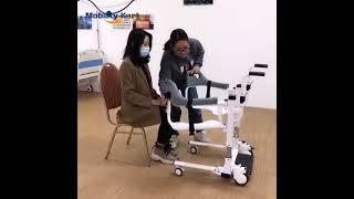 Mobility Kart Fast Assembled Electric Patient Lift and Transfer Wheel Chair @MobilityKart