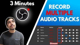 How to Separate Audio Tracks in OBS (RECORD)