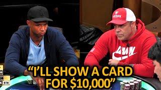 Phil Ivey Attempts $110,000 Bluff vs Eric Persson @HustlerCasinoLive