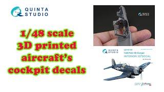 Quinta Studio - 1/48 scale F4U-1D Corsair for Tamiya model kit