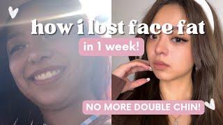 How to Lose Face Fat and Double Chin