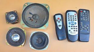 Awesome uses of old TV Remote and old Speaker