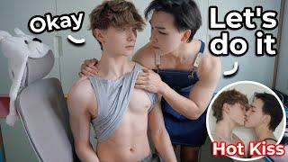 He Wants To Do It!  Seducing My Busy Boyfriend Prank 【Gay Couple BL】