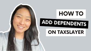 How To Easily Add Dependents | TaxSlayer Online Software 2024 (2023 Filing)