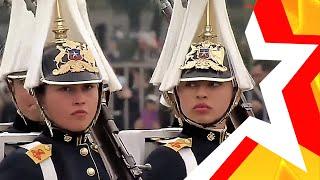 ЖЕНСКИЕ ВОЙСКА ЧИЛИ  WOMEN'S TROOPS OF CHILE  Военный парад в День Славы чилийской армии #military