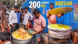 Unlimited Chicken Biriyani Only ₹70/- I 200Kg Biriyani Sell Everyday | Hyderabad | Street Food India