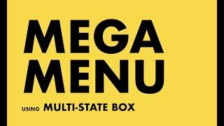 How to Build Mega Menu using Multi State Box | Editor X