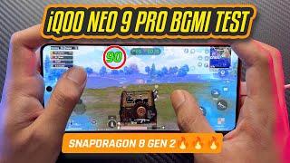 iQOO Neo 9 Pro BGMI TEST  Best Device for 90 FPS?