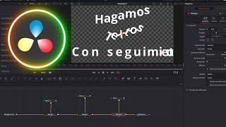 Asi PUEDES Animar TEXTO con seguimiento en Davinci Resolve