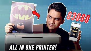 Canon PIXMA G3060 Printer REVIEW and SETUP |  Wireless Printer HINDI