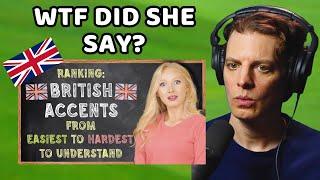 American Reacts to 10 British Accents Ranked