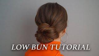 Easy Low Bun Hairstyles For Medium/Long Hair