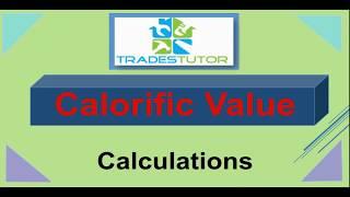 Calorific value Random Calculations