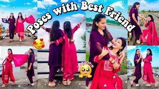 Poses with Sister or Best Friend ‍️‍ | Photo Ideas with Bestie | Bestie Poses #bestfriend #poses