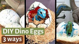3 Easy Ways to Make Dino Eggs Using Paper | DIY Easy Ways to Make Dinosaur Eggs 2021
