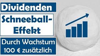 Die Macht des Dividendenwachstums | Der Schneeball rollt