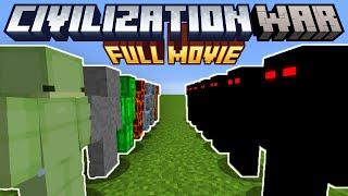 Minecraft but I join a CIVILIZATION WAR [FULL MOVIE]