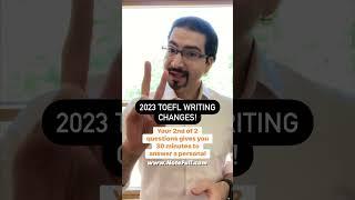 ️2023 TOEFL Writing Changes️ #toefl