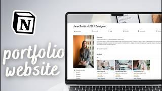How to Build Your Portfolio Website with Notion?  | No-code & Free