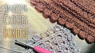 НЕОБЫКНОВЕННОЙ КРАСОТЫ ОБВЯЗКА КРЮЧКОМ!  / HOW TO CROCHET AMAZING BORDER!