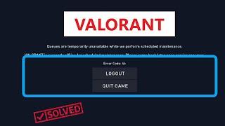 4 way to valorant error code 46 fixed - error code val 46
