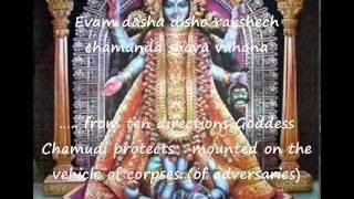 Devi Kavacham (The Armour -- the many forms of the Goddess Durga) -- with English translation