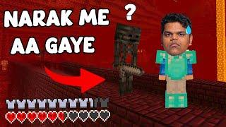 NETHER ME CHALA GYA IN MINECRAFT HARDCORE  Part 8