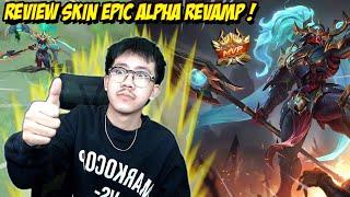 ALPHA DI BUFF + SKIN EPIC NYA DI REVAMP ? MARI KITA COBA - Mobile legends