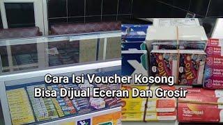 Ide bisnis konter wajib tau cara mengisi voucher kosong bisa dijual eceran dan grosir part2