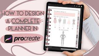 HOW TO DESIGN AN ENTIRE PLANNER  USING PAGE ASSIST IN PROCREATE + FREEBIE