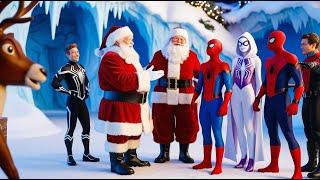 Santa Claus and Superheroes Meeting | Marvel's Spidey and his Amazing Friends Animation