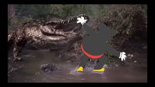 YTP SHORT: OH NO MOKEY IS DIE BY Crocodile