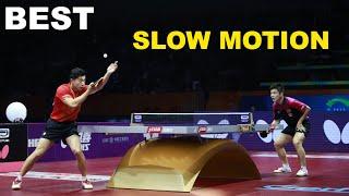 Ma Long, Fan Zhendong, Dimitrj Ovtcharov Best Slow Motion!