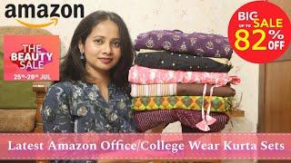 Latest Amazon Office/College Wear Kurti/Kurta Set Haul | Co ord Set Haul | Ranjana R