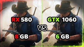 RX 580 8GB vs GTX 1060 6GB - Test in Top 10 Games - 2023