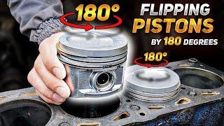 We install pistons backwards - what will happen?