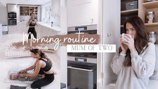 LOCKDOWN MORNING ROUTINE | MUM OF TWO | EXERCISE REGIME