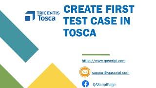 Tosca Tutorial | Lesson 5 - Create First Test Case | Tosca Commander | New Workspace |